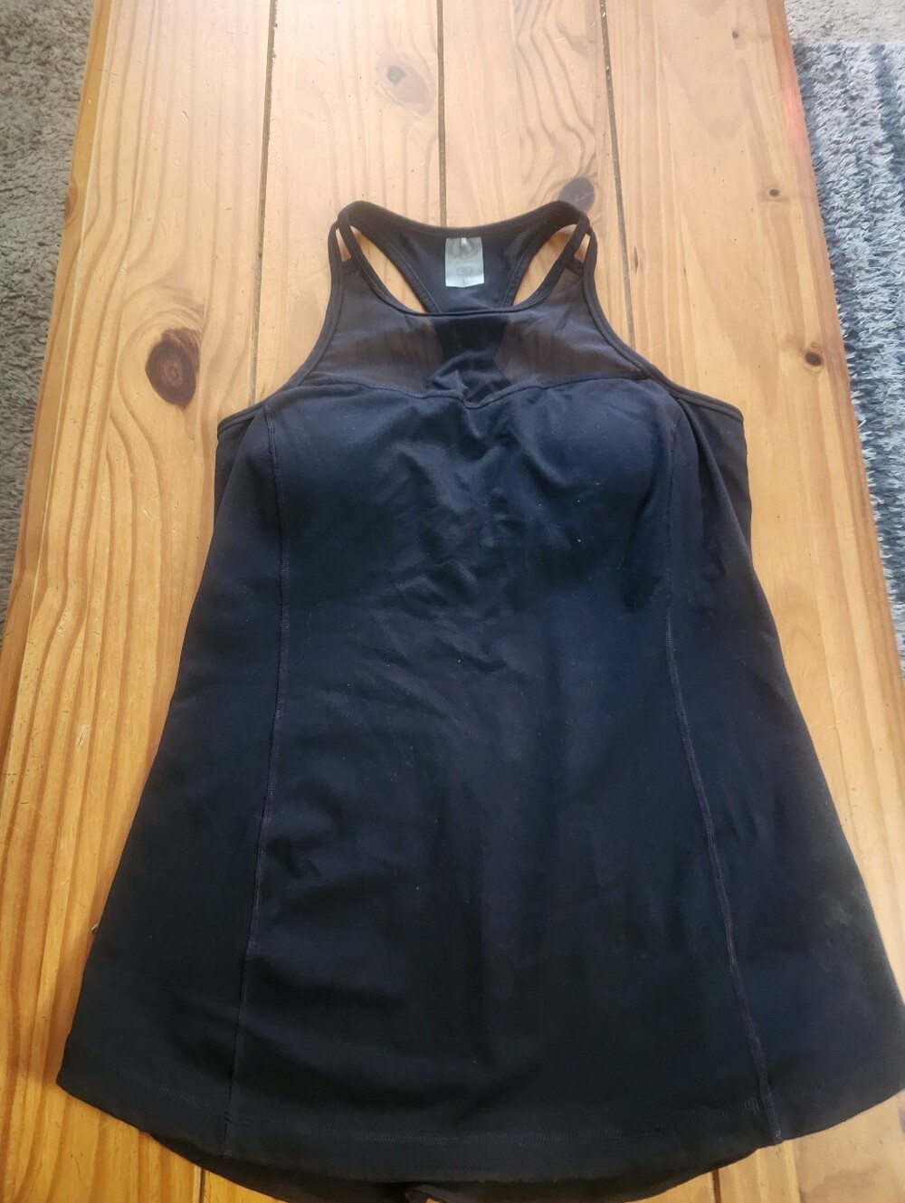 Calia by Carrie Underwood Workout Top Black Size Large